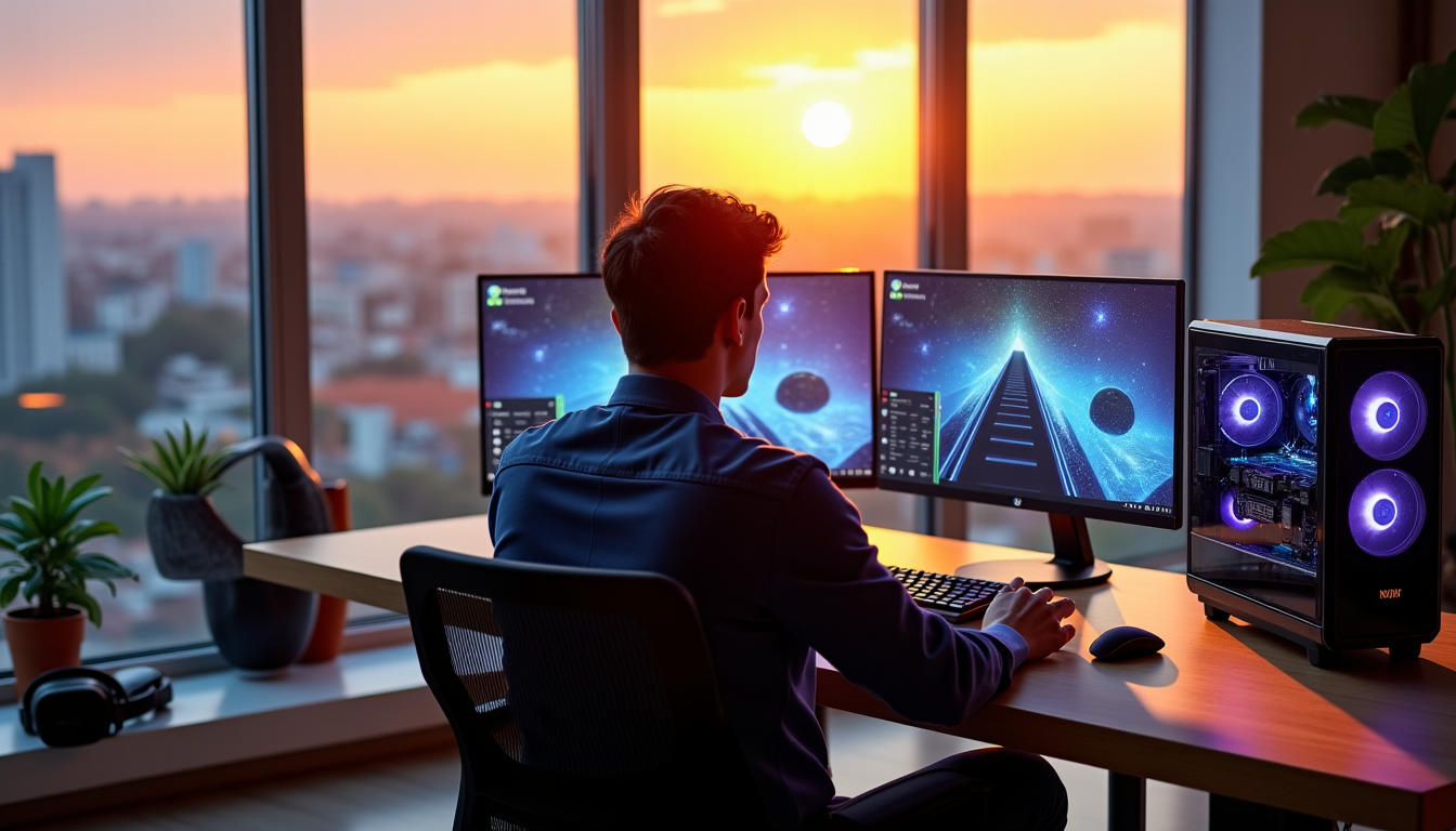 Illustration : ironnements complexes, nécessitant des performances graphiques et de — innovations transforment le logiciel pc aujourd'hui ?