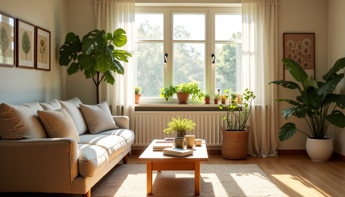 Illustration : rsque vous êtes à l'intérieur, pour une sensation — 7 astuces pour transformer votre maison en un havre de paix