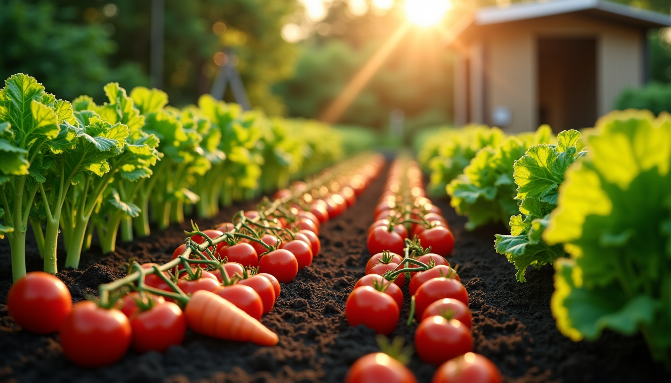 bases pour réussir un potager productif à domicile — ur chaque type de légumes. une structure claire