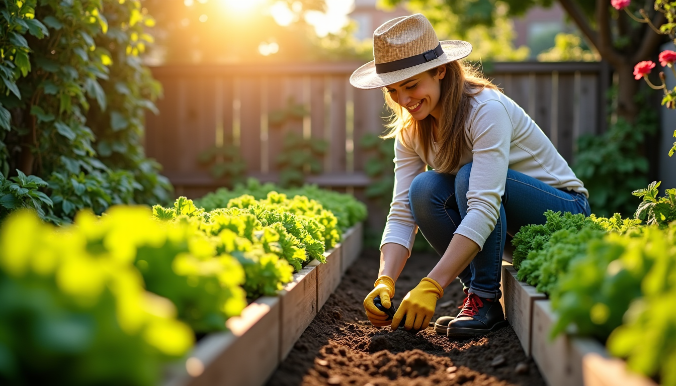 Illustration : un potager productif ne se contente pas d'être — bases pour réussir un potager productif à domicile