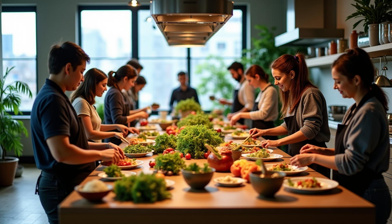 Illustration : ces ateliers s'adressent à tous les niveaux, du — savourez et explorez : l'art culinaire à travers le monde