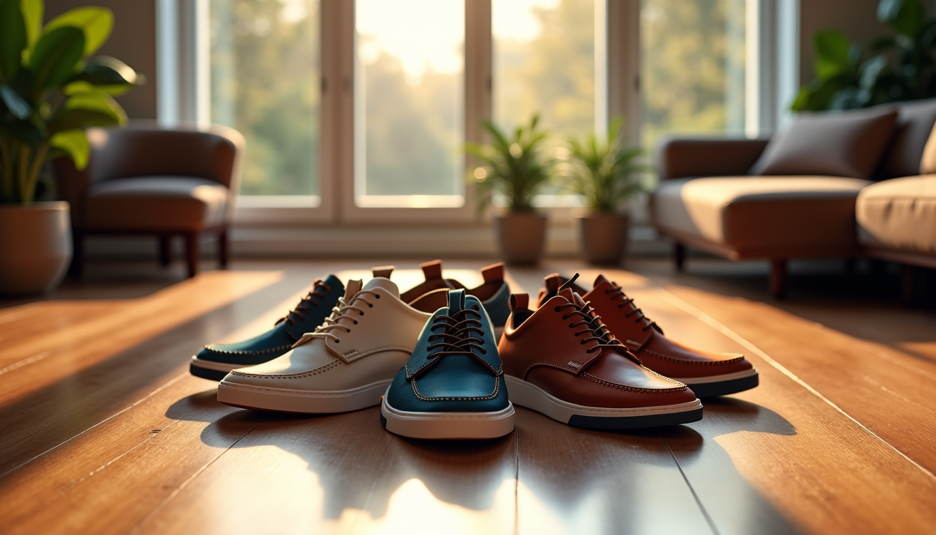 Illustration : onfortables : baskets élégantes, mocassins souples, bottines à — mode et confort en équilibre : choisir sans compromis