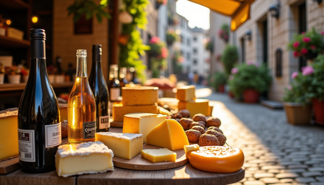 éveillez vos sens avec la richesse culinaire — que ce soit à travers les fromages affinés,