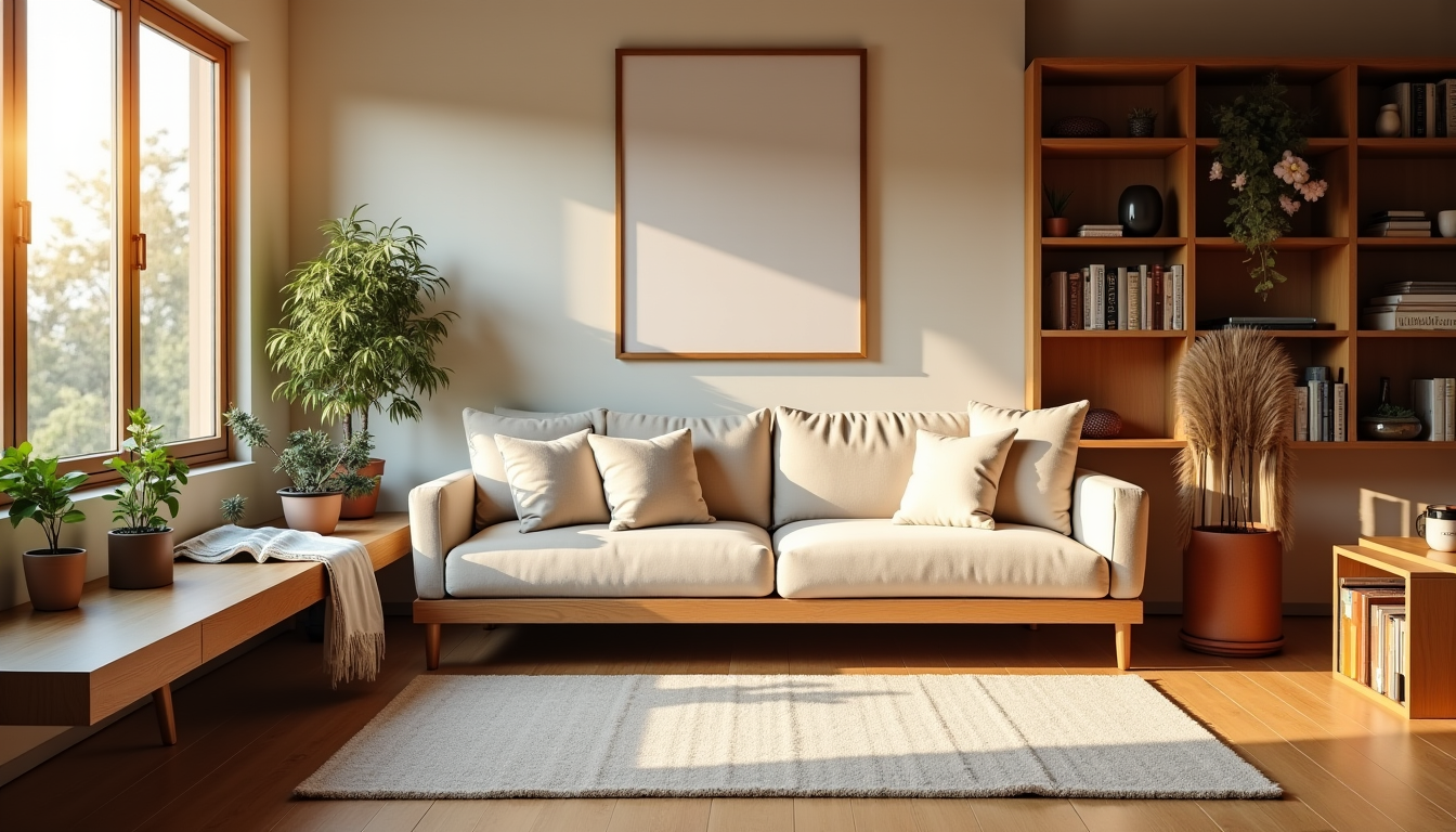 le style rencontre le confort : harmonie chez soi — ce style privilégie les matériaux naturels comme le
