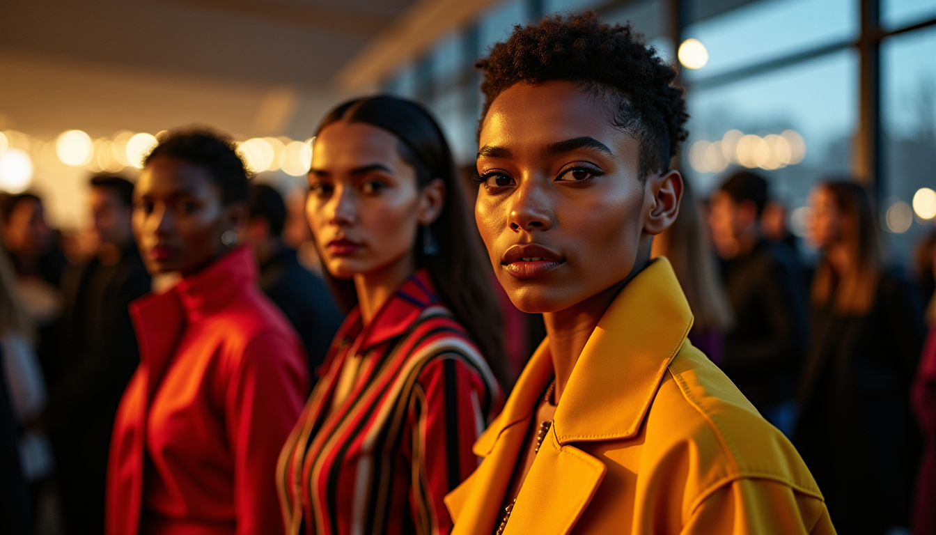 Illustration : les événements de mode sont des lieux où — la mode transforme-t-elle nos événements ?
