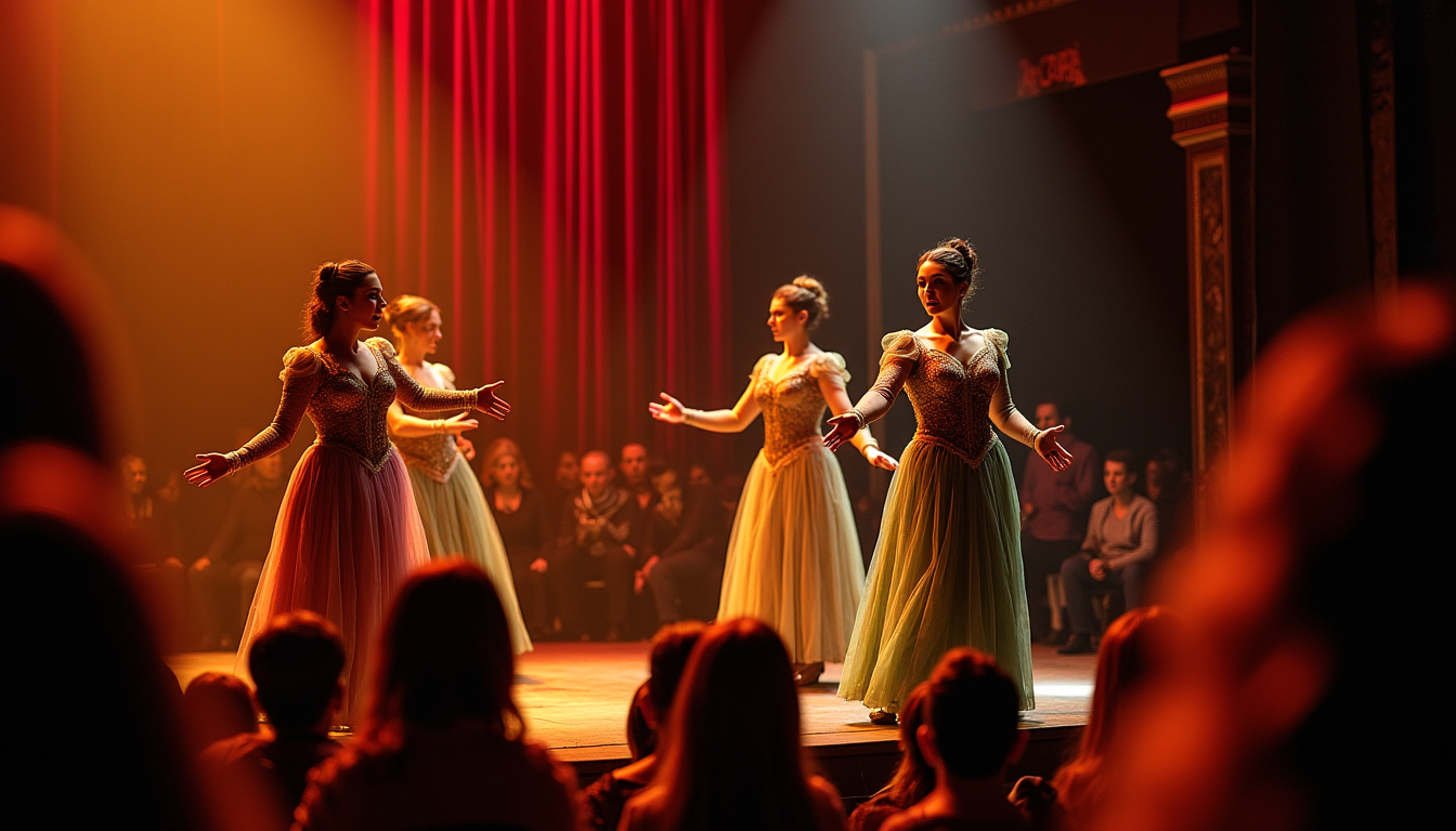 Illustration : « le spectacle vivant est un éternel recommencement, — plongez dans l'univers fascinant du spectacle vivant