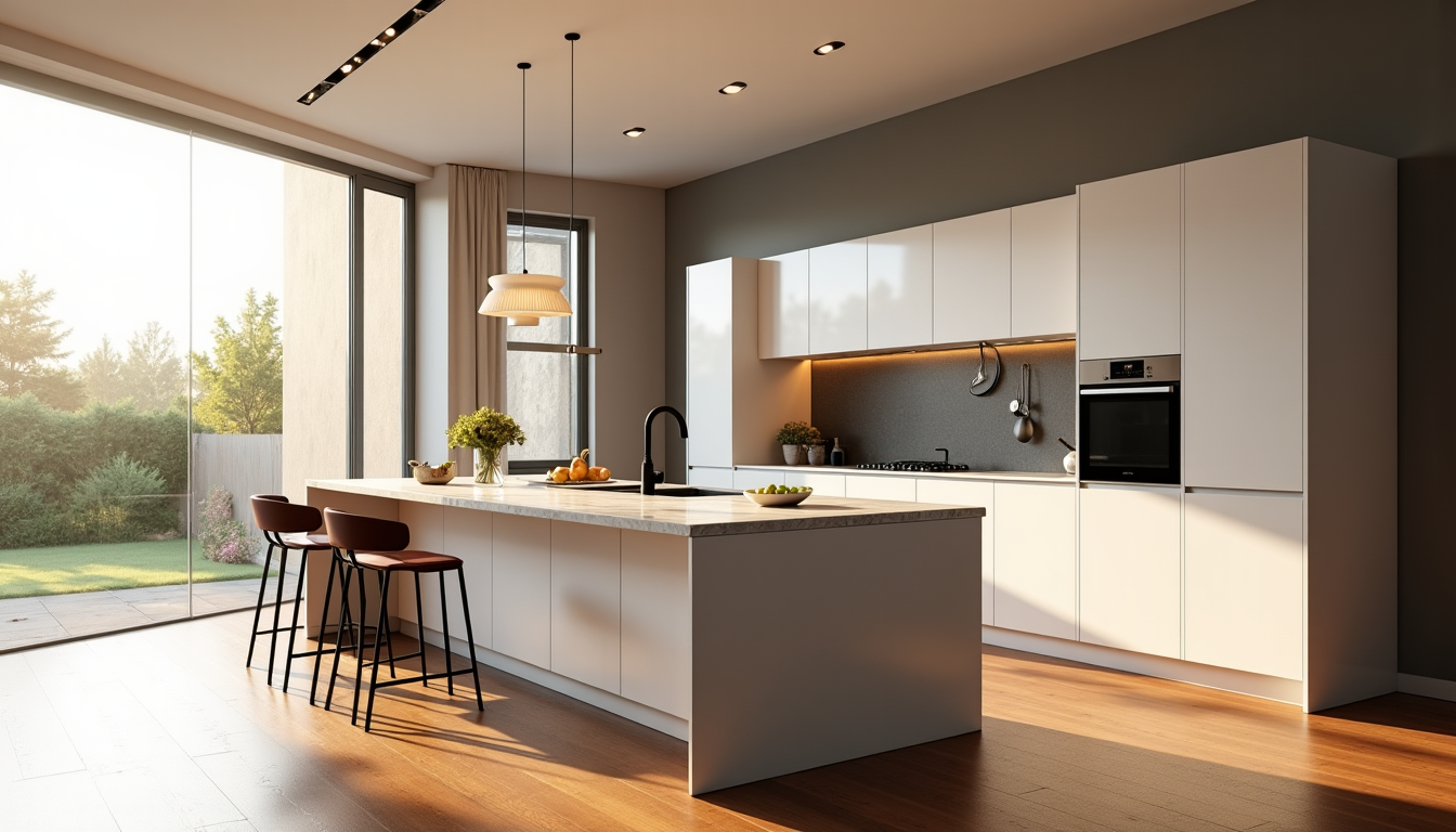 secret d'une maison accueillante et d'une cuisine raffinée — l'intégration d'appareils électroménagers modernes et discrets contribue également