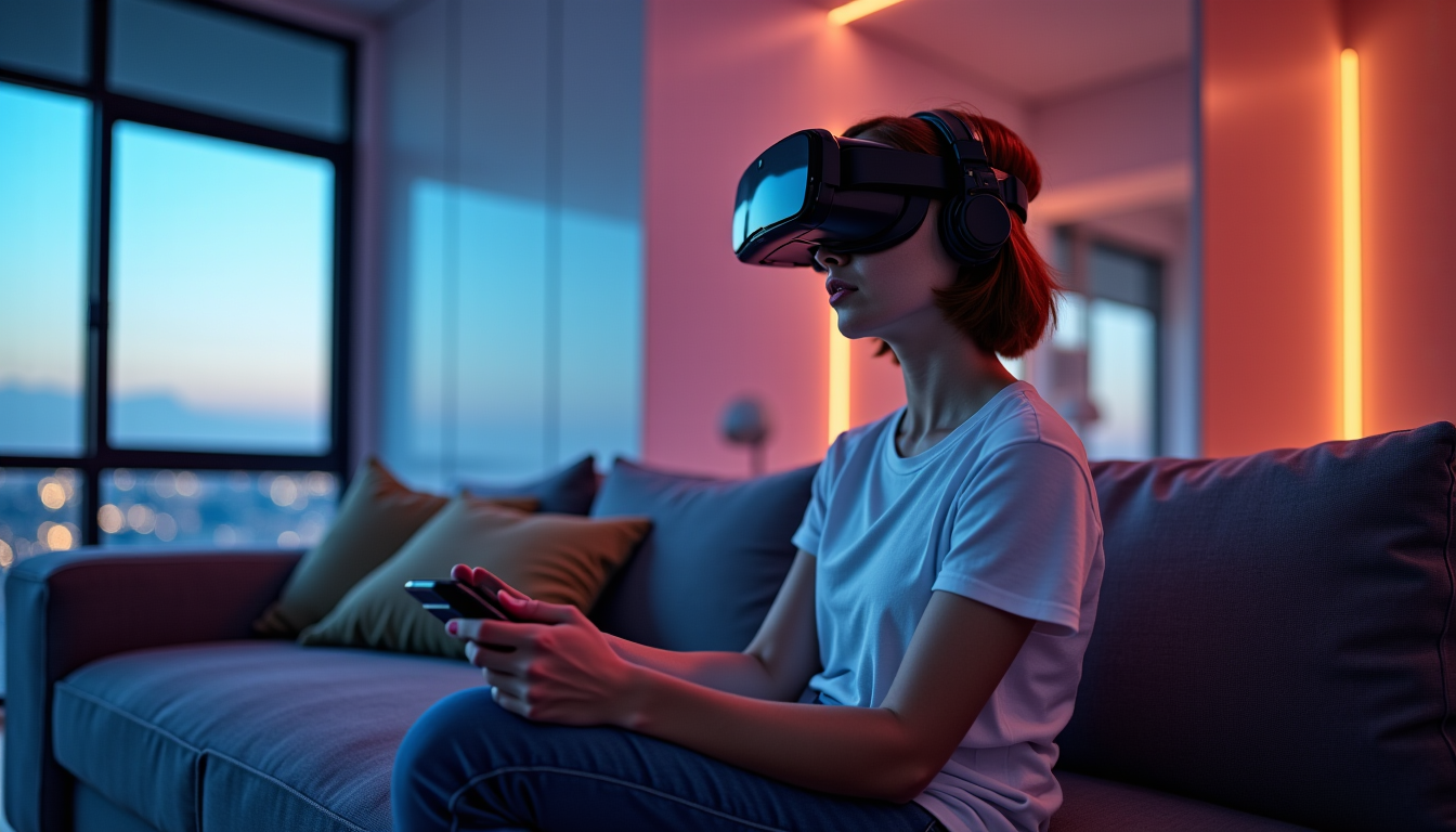Illustration : ant la surcharge sensorielle ou cognitive qui pourrait — nouveautés technologiques : immersion ou distraction ?