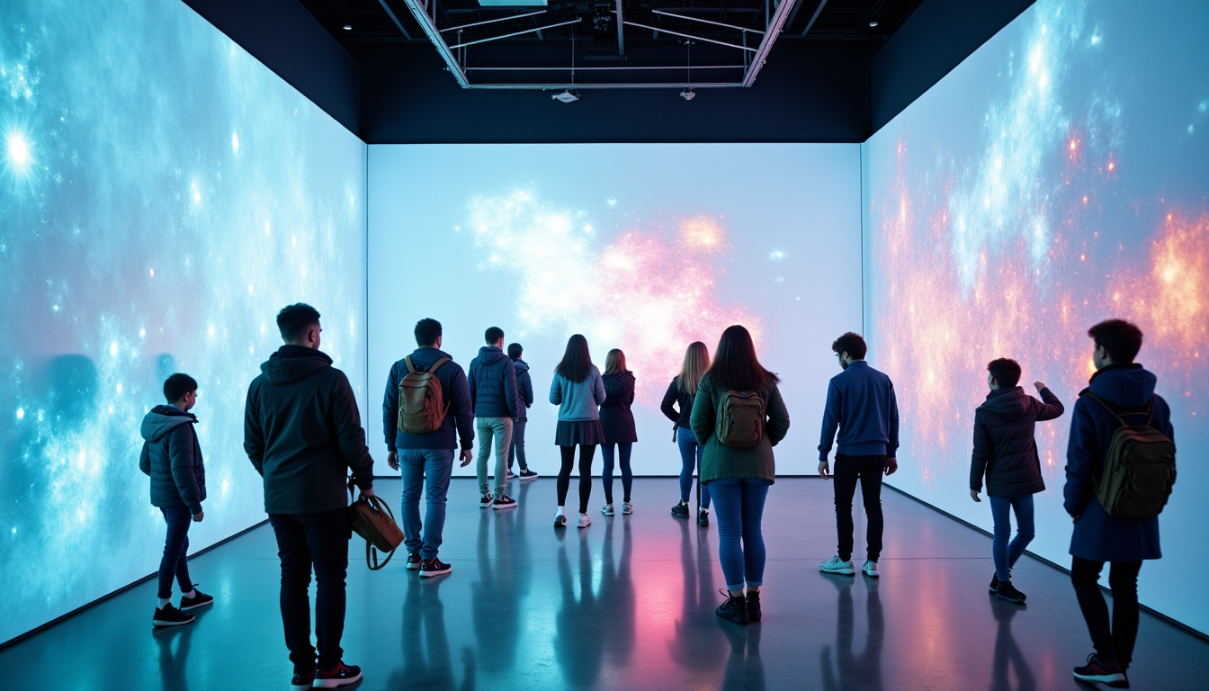 l'événement culturel : art et technologie se rencontrent — les œuvres issues de cette synergie se manifestent