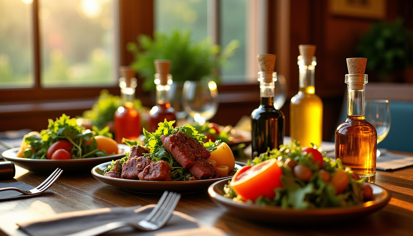 sublimez vos repas avec des saveurs authentiques et raffinées — les vinaigres, quant à eux, offrent une acidité