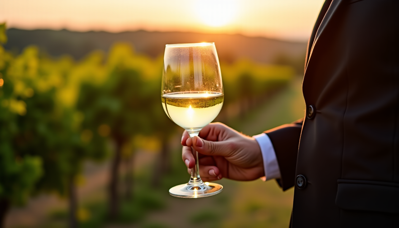 Illustration : hablis possède cette capacité unique de nous transporter — vin blanc chablis à l'apéritif : nos conseils pour une dégustation réussie