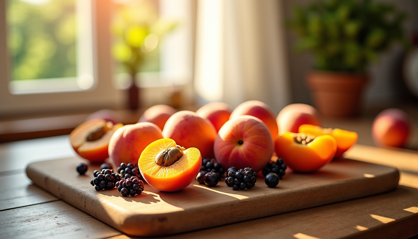 l'art de la confiture d'abricot et de cassis : l’excellence estivale s’invite à votre table. — une fois sélectionnés, les abricots sont généralement coupés