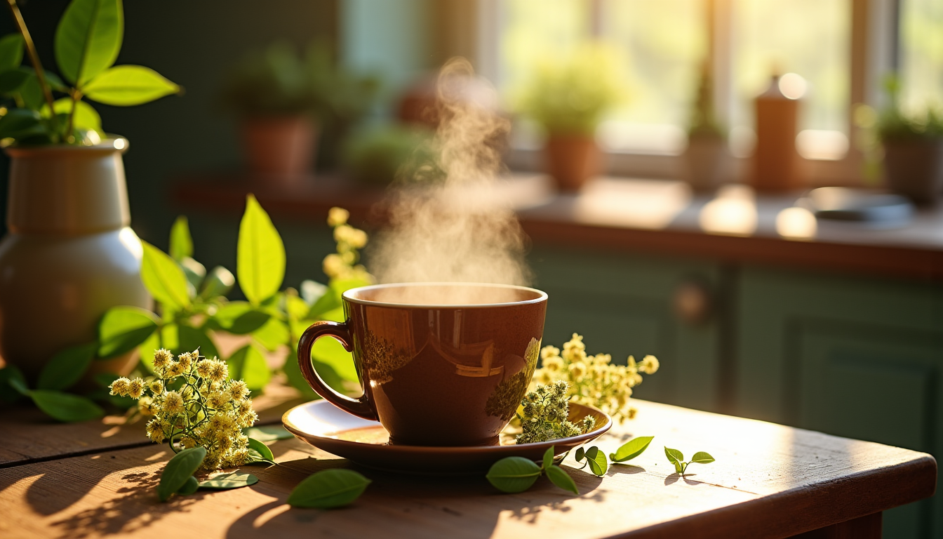 recettes de tisanes maison pour accompagner relaxation et récupération — le tilleul est souvent la première plante à