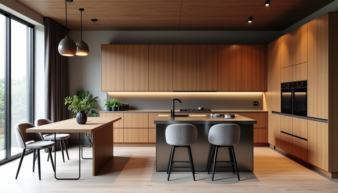 associer bois, métal et textile pour une déco équilibrée ? — les cuisines ou les salles de bain où