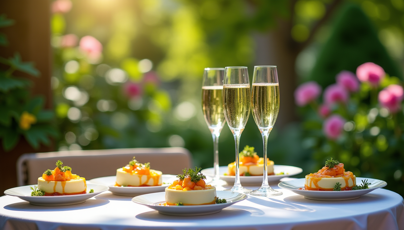 Illustration : et leur cœur fromagé, sont un classique indémodable — champagne brut à l'apéritif : 5 amuse-bouches pour une alliance réussie
