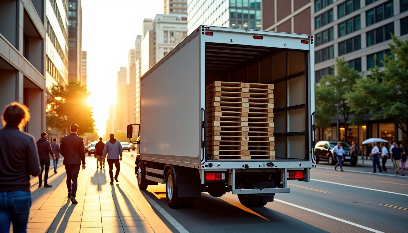 combien de palettes dans un camion ? — les camions porteurs, avec leur structure intégrée, sont