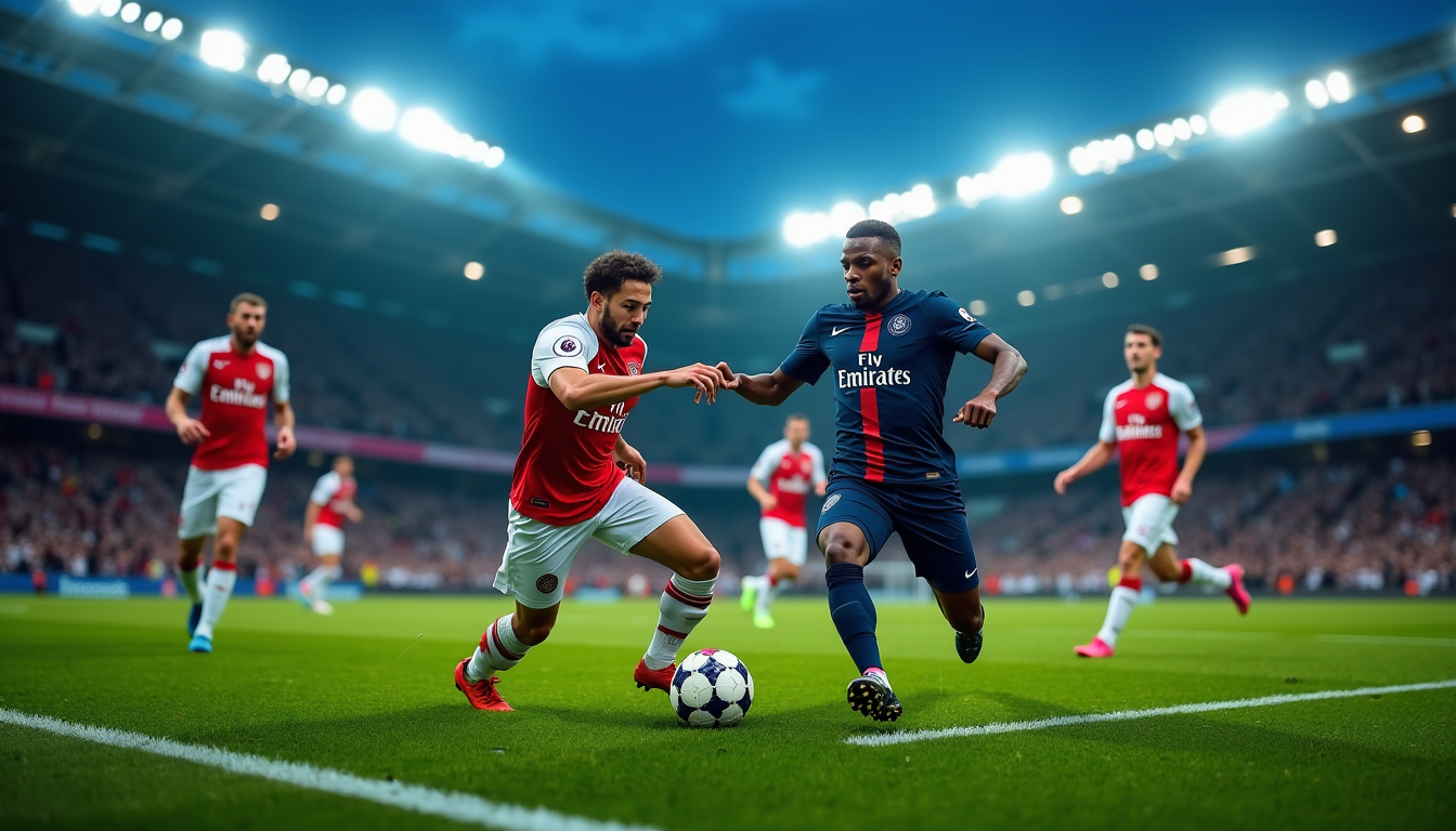 Illustration : de terrain, o&ugrave; l'intensit&eacute; et la cr&eacute;ativit&eacute; se &mdash; psg - arsenal : compositions probables, bless&eacute;s et derni&egrave;res infos tactiques