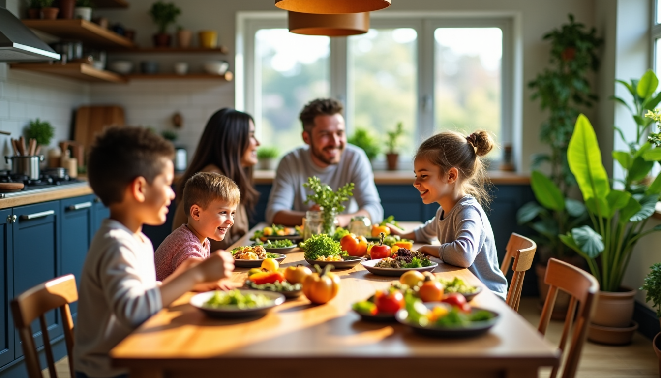Illustration : cette approche vous libère du stress de devoir — cuisine et santé : l'équilibre parfait à table