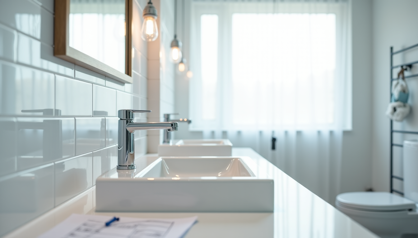 renovering af badeværelse : guide til vvs og blikkenslagerarbejde — valget af sanitet og armaturer påvirker ikke kun