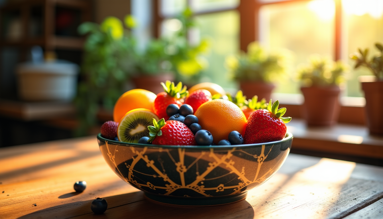 Illustration : les antioxydants contenus dans les fruits aident à — aliments simples à intégrer pour booster votre apport nutritionnel