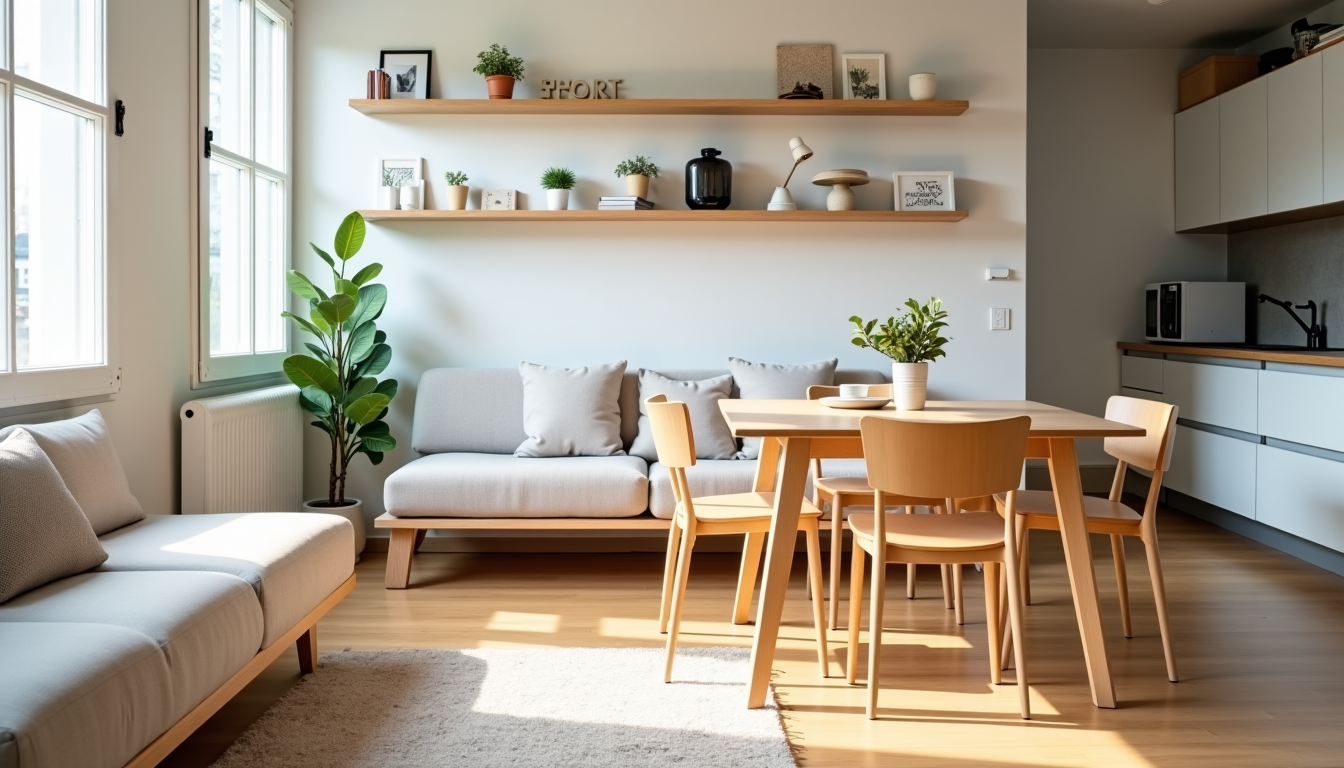 choisir les bons meubles pour optimiser un petit logement ? — rètes et efficaces, contribuant à maintenir l'ordre et
