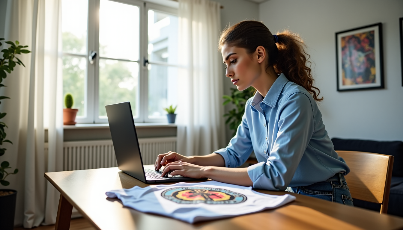 Illustration : la possibilité de commander sans minimum est un — commander un tee-shirt personnalisé de qualité en ligne ?