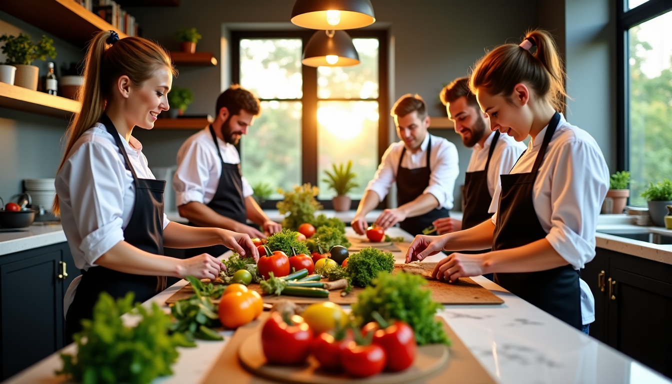 l'art culinaire : une passion qui unit les gourmets — enfin, la cuisine est un domaine où tradition