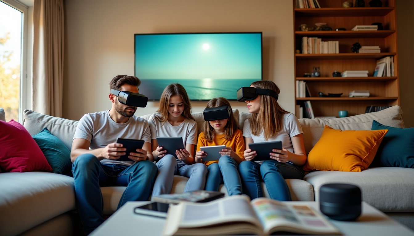 Illustration : e et le divertissement, rendant l'information plus accessible — 7 innovations qui transforment notre quotidien high-tech