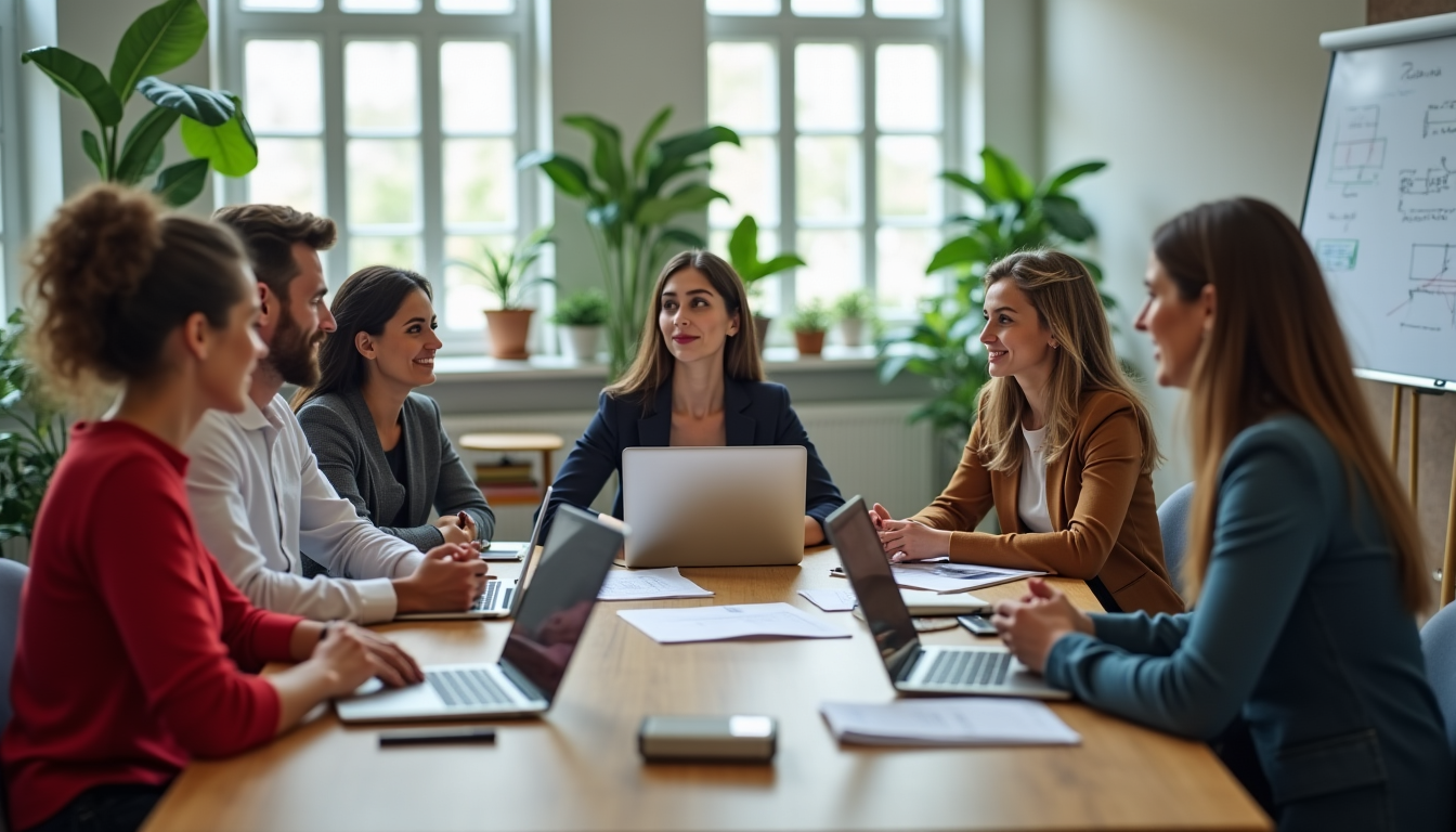 Illustration : l'accès à une formation adaptée est facilité par — maîtriser l'avenir financier grâce à une formation adaptée