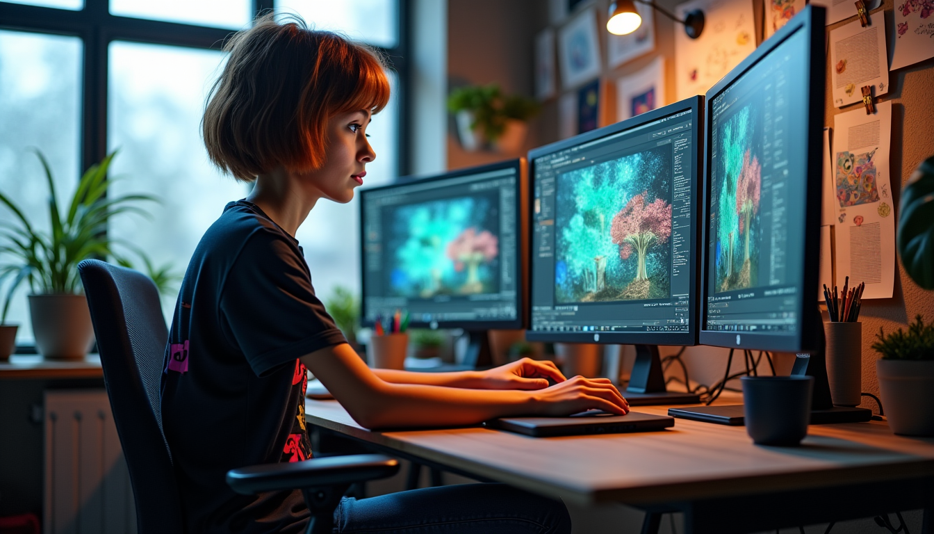 Illustration : numériques, ou intégrant des effets spéciaux générés par — secrets de l'animation : entre art et technologie