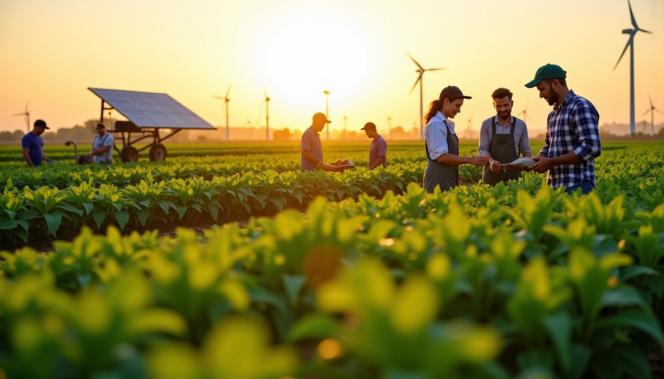 Illustration : innover en agriculture durable ne se limite pas — innover pour une agriculture durable et responsable