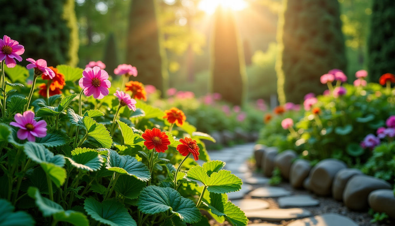secrets cachés du jardin : astuces pour un espace verdoyant — l'idée d'un jardin sans aucun entretien est un