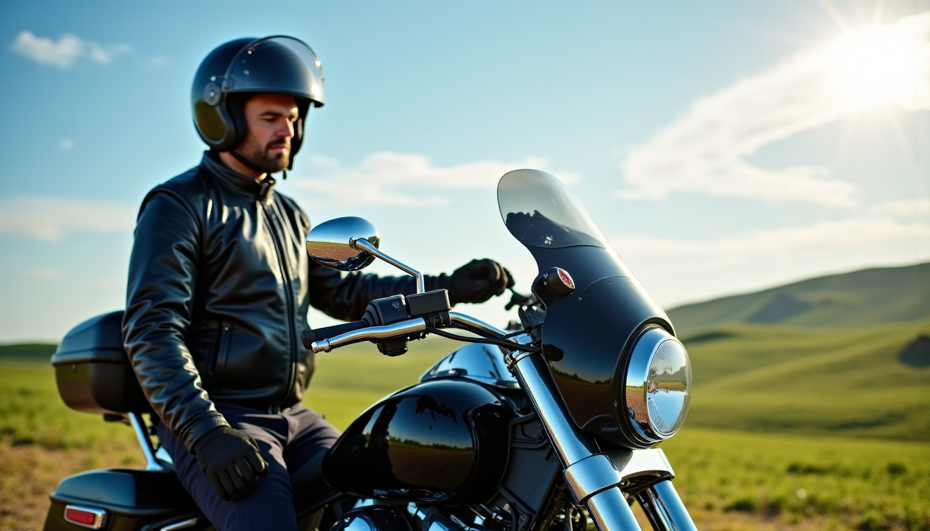 Illustration : partir pour un long voyage à moto, c'est — vérifications essentielles avant une sortie à moto