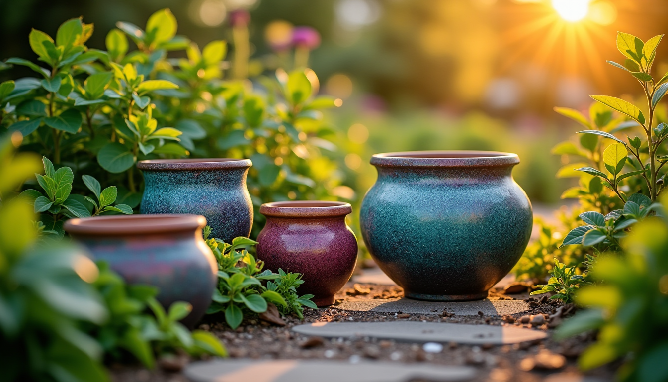 embellissez votre jardin avec des idées créatives et naturelles — pensez aussi aux cache-pots en béton faits maison,