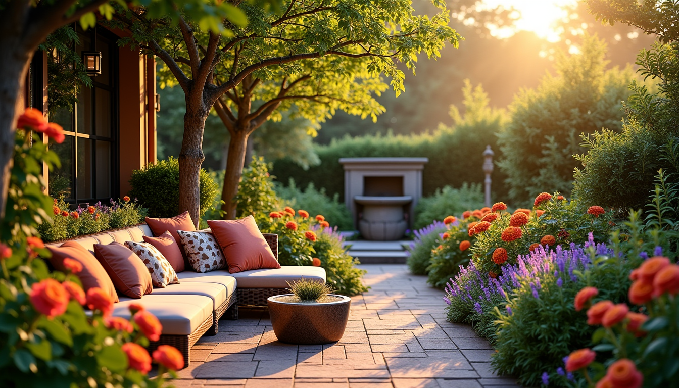 Illustration : paces de détente et de convivialité tous, selon — cultiver ou décorer : choisir l'usage idéal du jardin