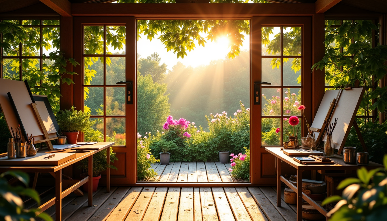 créez votre oasis créative avec un jardin atelier unique — ion maximale, ou plutôt un lieu ouvert sur