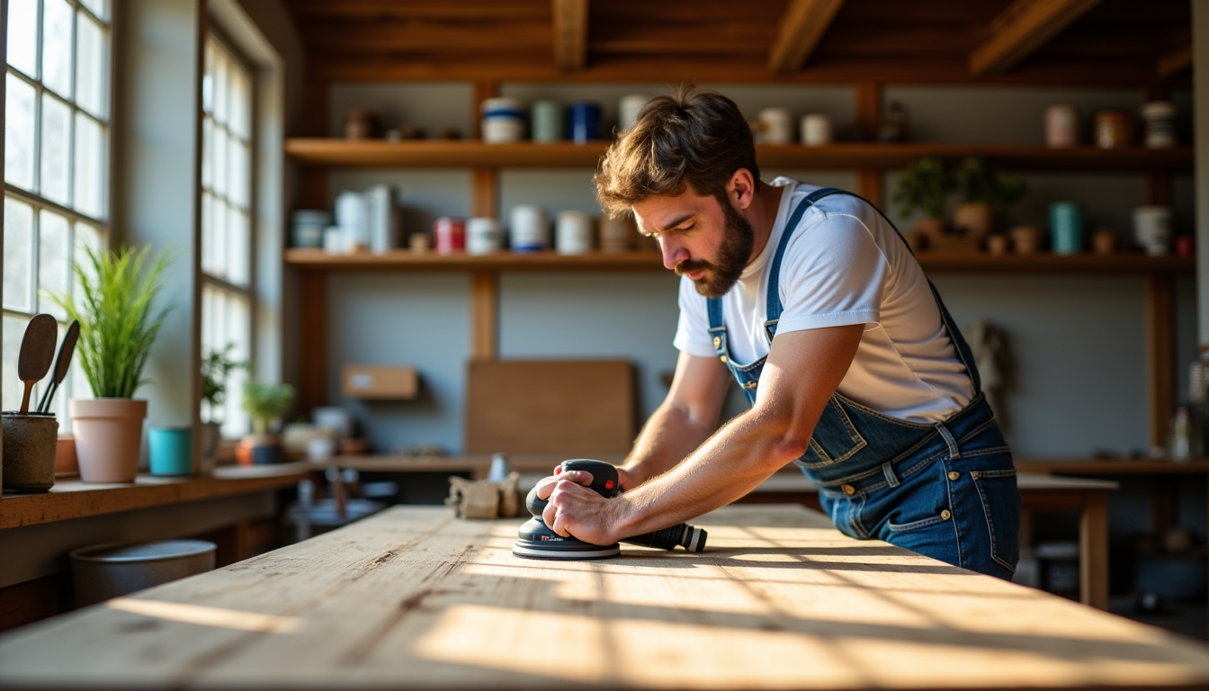 10 astuces pour réussir vos projets de bricolage à la maison — ux, rouleaux, ponceuse, spatules peindre, poncer, appliquer des
