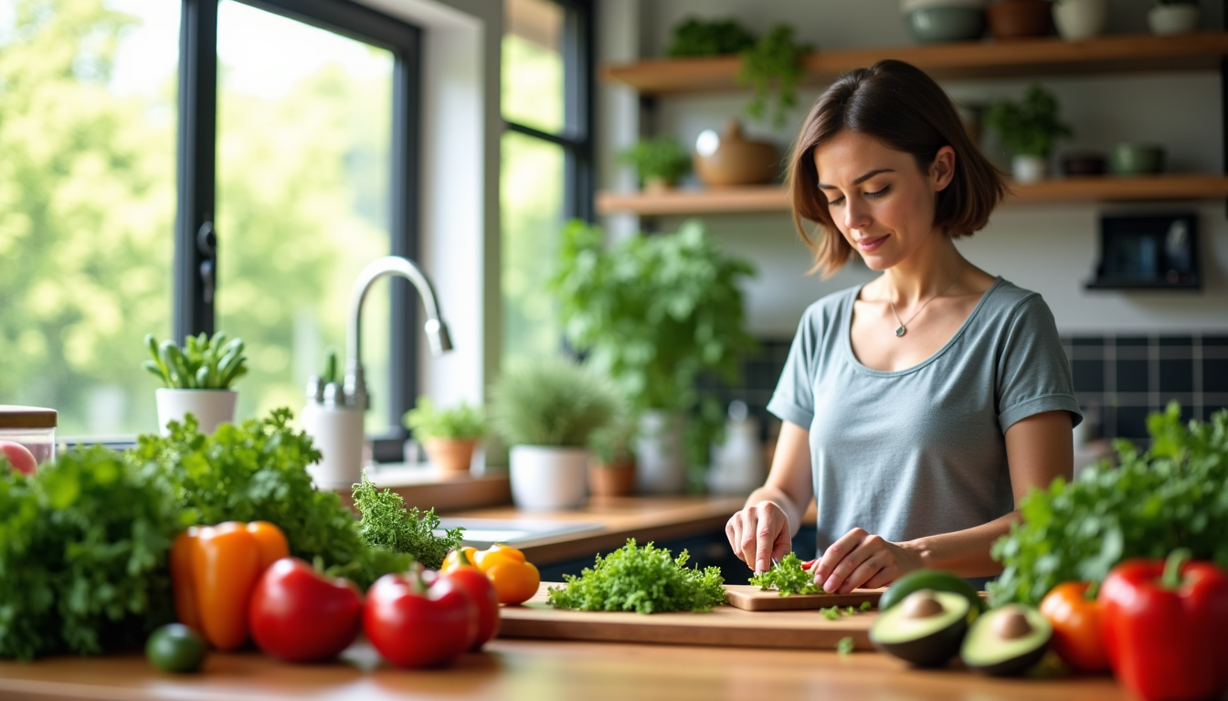 optimisez votre bien-être avec une alimentation équilibrée — dans les aliments transformés et la friture, qui