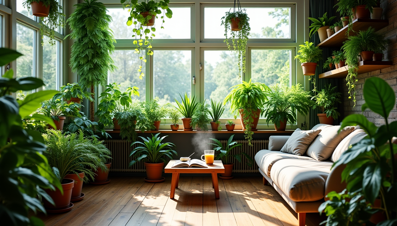créez un oasis de verdure dans votre maison — la diversité des plantes offre une palette infinie