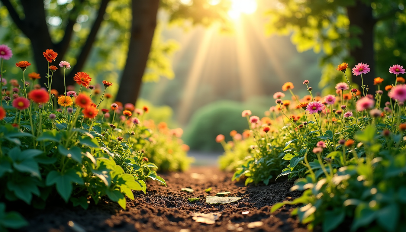 secrets pour un jardin luxuriant et plein de vie — retient l'eau. peut contenir des graines d'adventices si