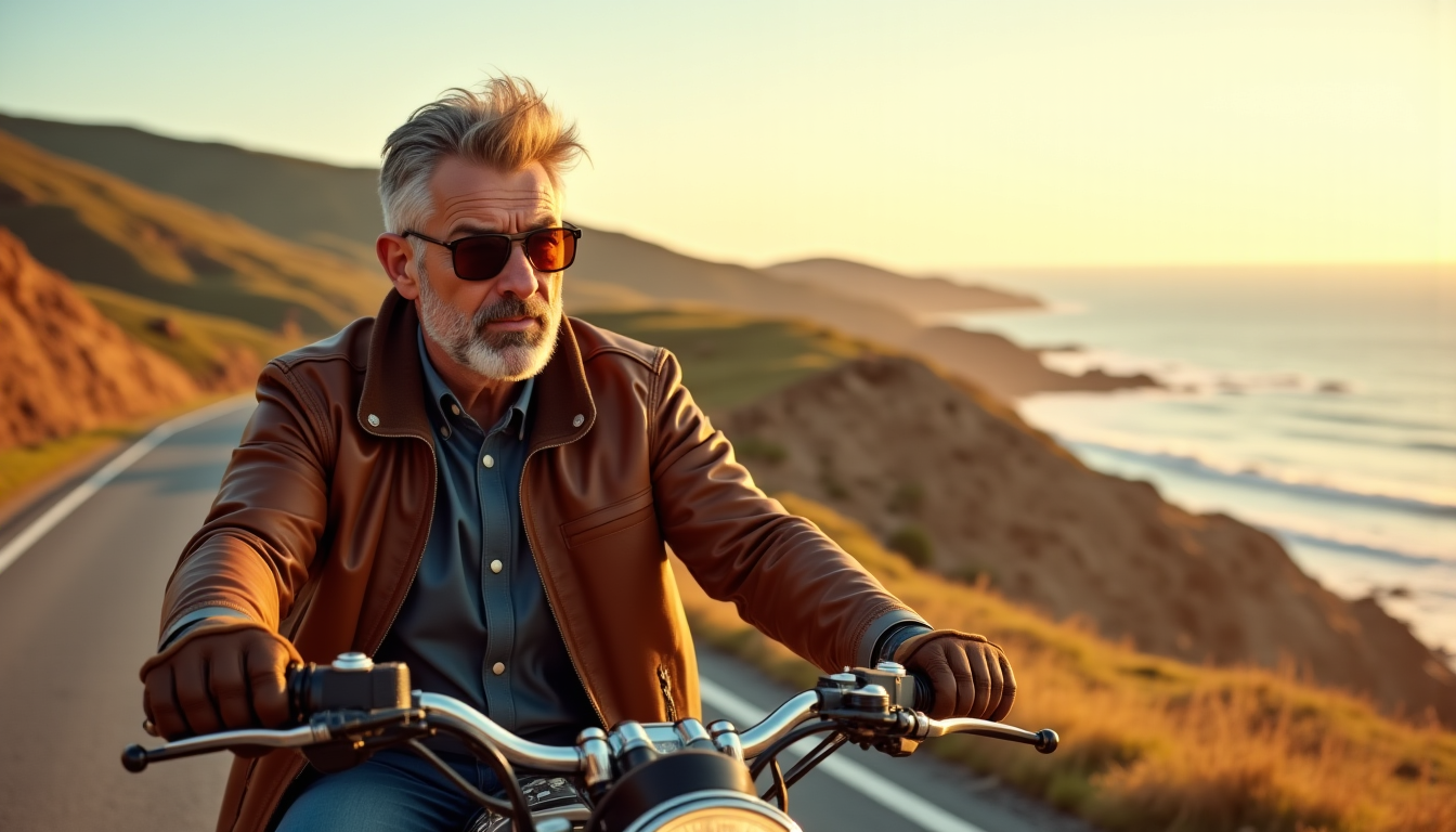 Illustration : une expérience de conduite plus axée sur le — rouler librement : l'attrait intemporel des motos