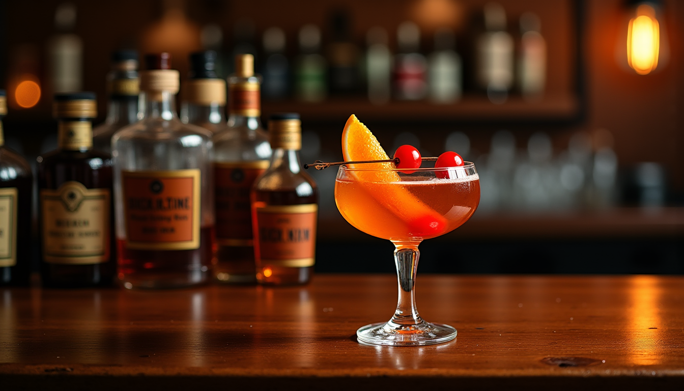 Illustration : bien que les amers à l'orange soient la — recette du cocktail casino au gin : les ingrédients indispensables à avoir