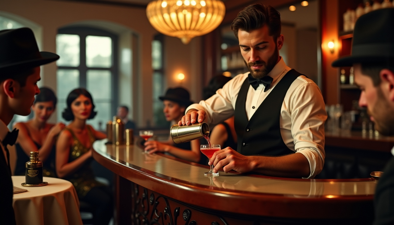 Illustration : en suivant ces étapes, vous obtiendrez un cocktail — l'histoire et la recette du cocktail casino : un classique des années folles