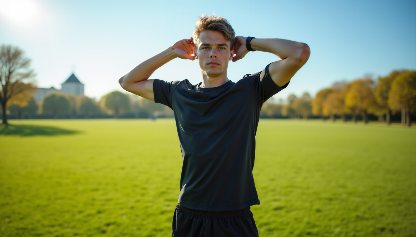 exercices d’échauffement à faire avant une séance de sport — jour, de la température ambiante et de la
