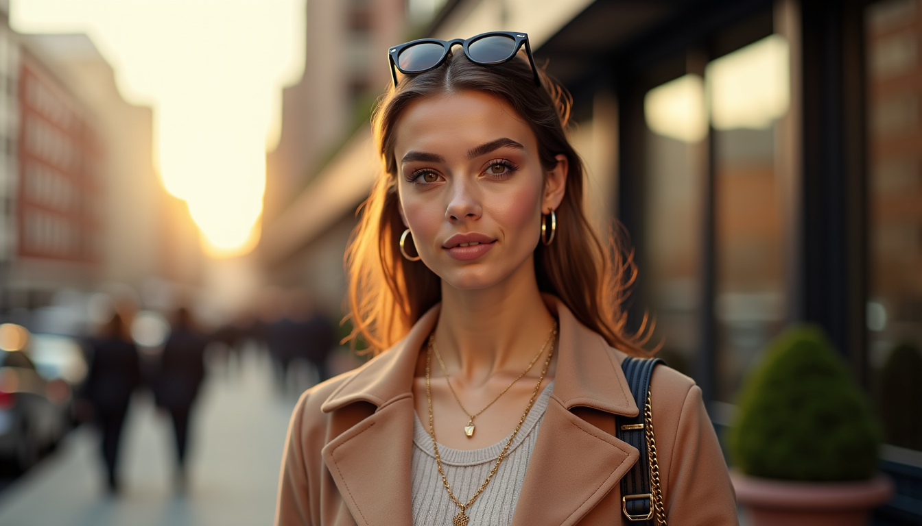 Illustration : au-delà du maquillage et des bijoux, d'autres accessoires — assortir maquillage, bijoux et accessoires ?