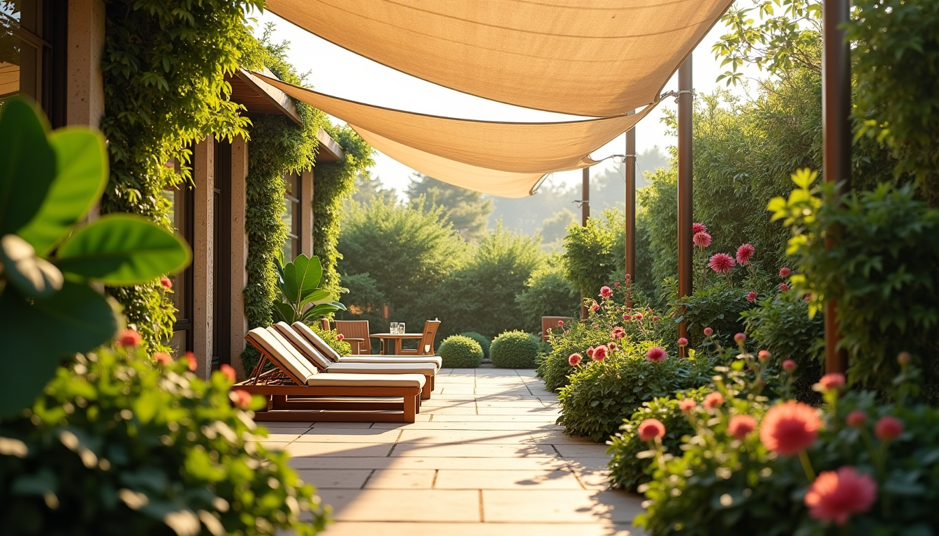 transformer votre jardin en oasis de détente ? — l élégant ou des voiles d'ombrage qui ajoutent