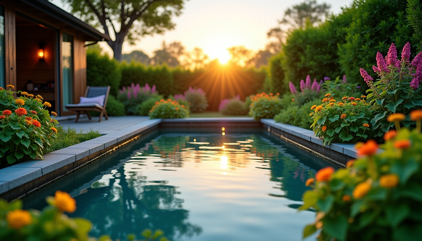 transformer votre jardin en oasis de sérénité ? — d'un petit plan d'eau ou d'une mini-piscine peut