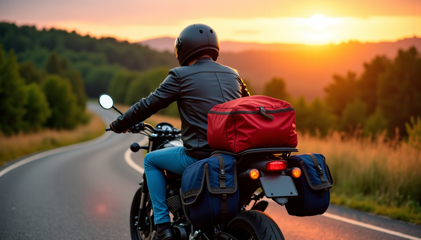 Illustration : pour de nombreux motards, la liberté ultime s'exprime — voyager en liberté : l'art de la moto au quotidien