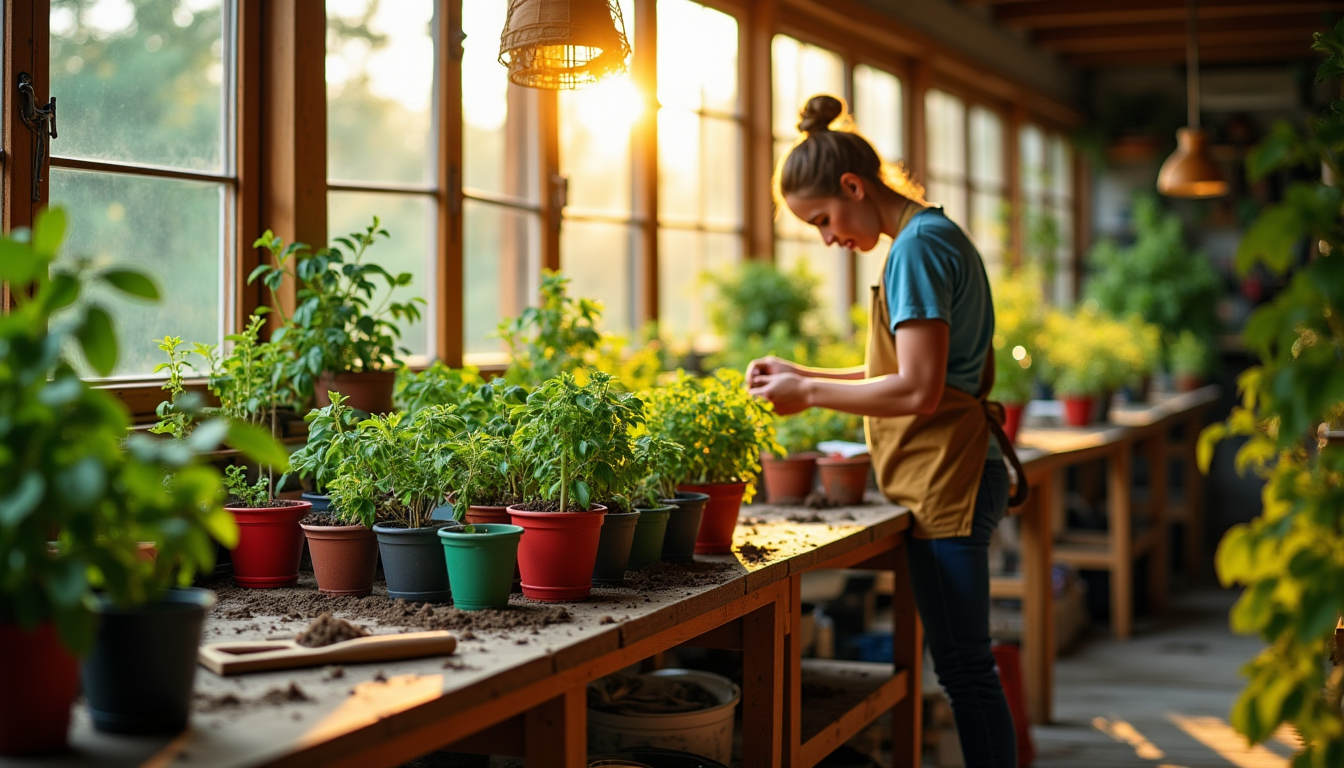 créer un coin de nature chez soi avec un atelier jardin — l'aménagement de votre atelier jardin nécessite une réflexion