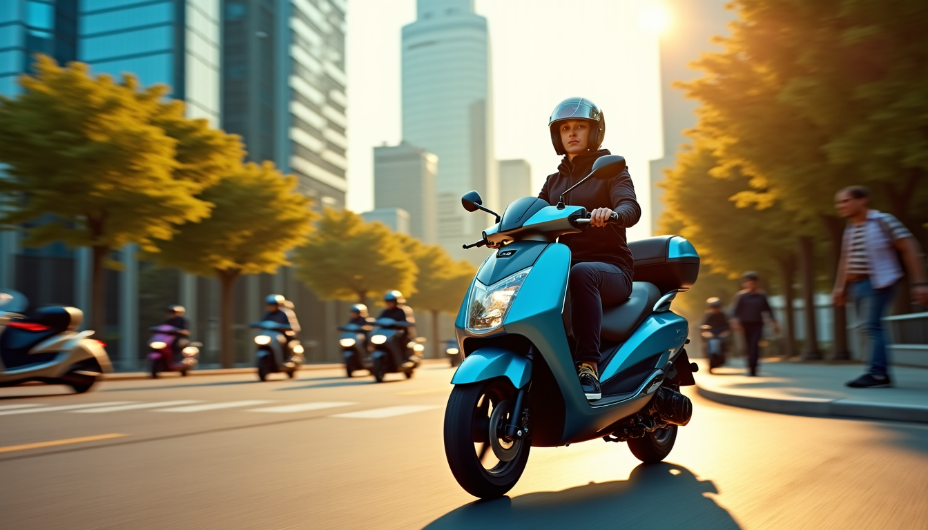explorez l'univers fascinant des deux-roues motorisés — cilité de conduite, espace de rangement, protection citadins,
